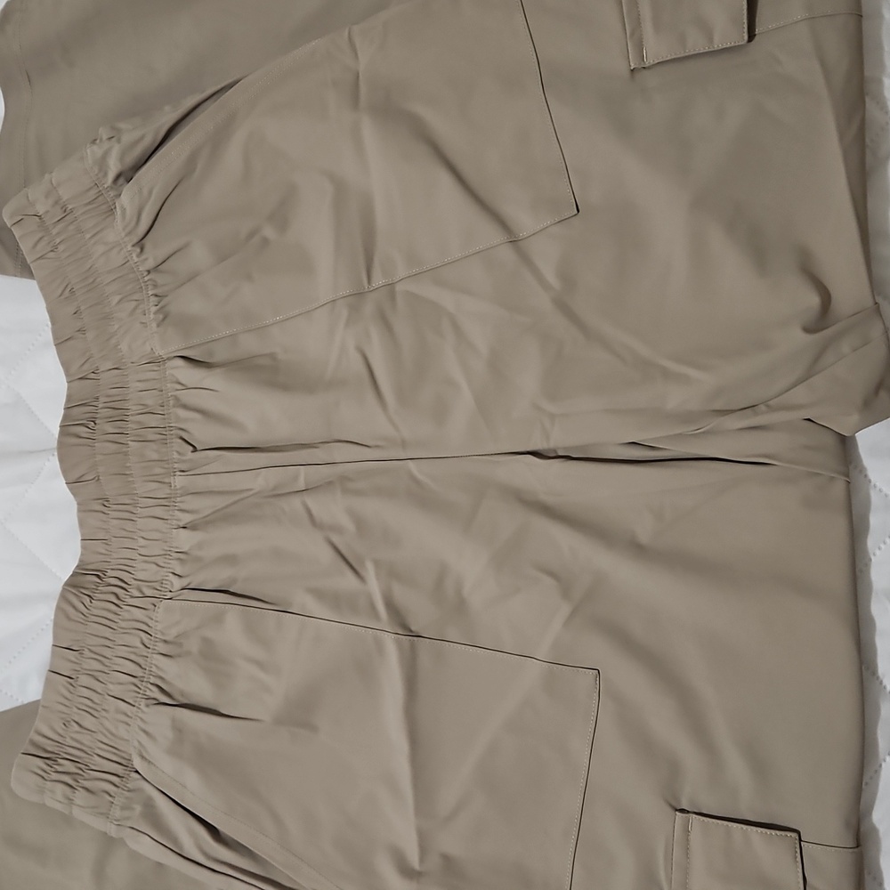 Tan And Blue Pants SET - Picture 2 of 9